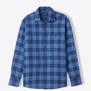 Proper Cloth - The Indigo Brushed Herringbone Shirt